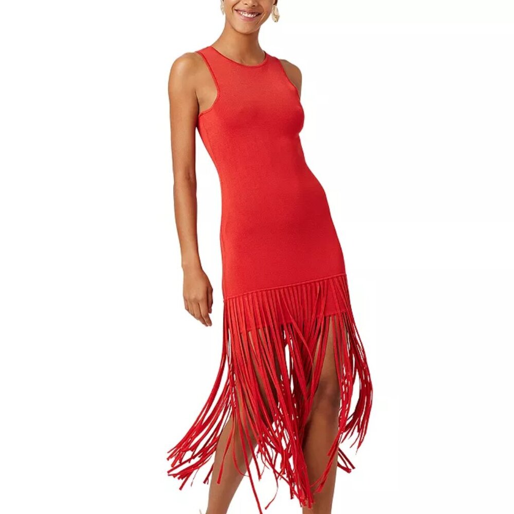 NWT Toccin Margaux Fringe Dress